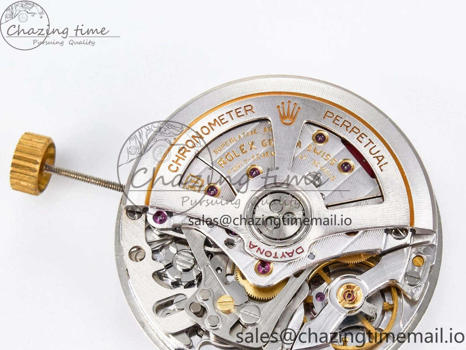 MiroTime 0401 Custom Modded Daytona DD4131 Super Clone 28800 VPH Automatic Movement (Silver Color) HighQuality 919